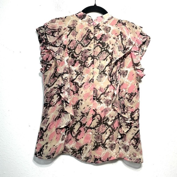 Walter Baker Liv Top snake print sleeveless Small L222 - Picture 4 of 11